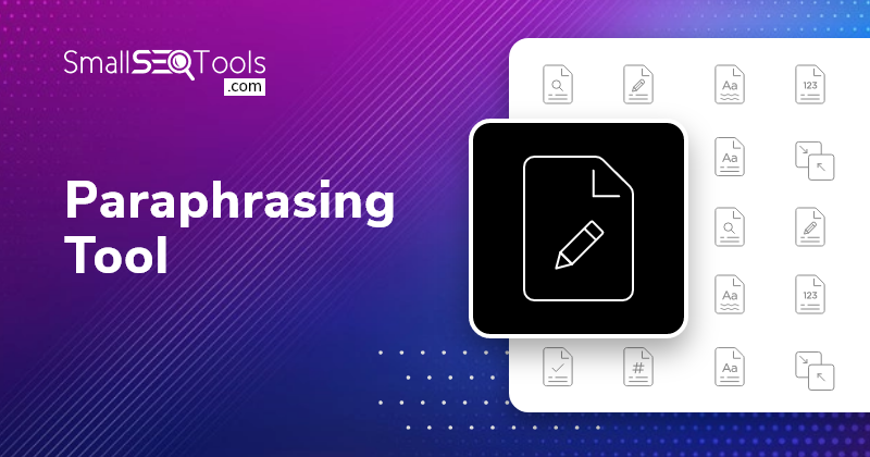 SmallSEOTools Paraphraser