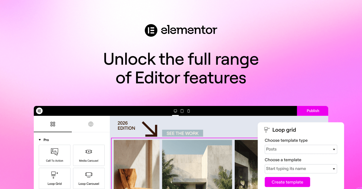 WordPress + Elementor Pro
