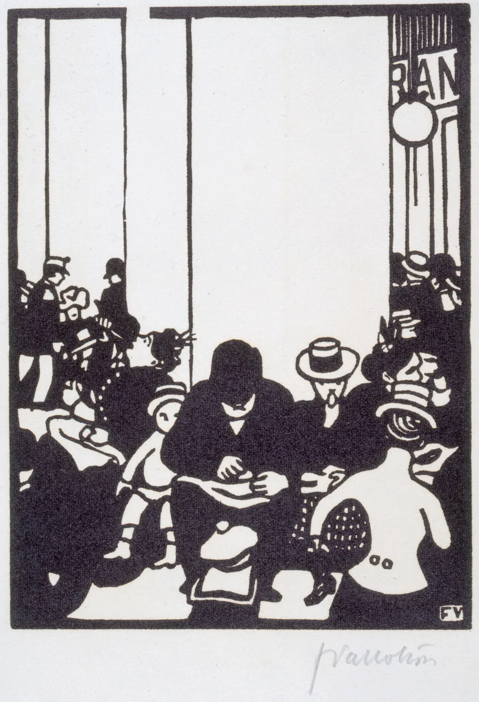 Félix Vallotton - Cinq heures
