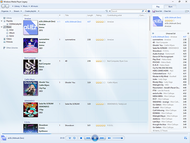 Windows Media Player (Legacy)