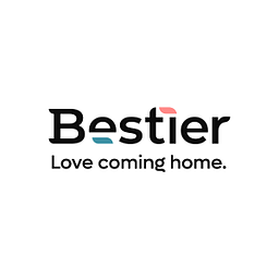 Bestier Modern TV Stand with LED Lights
