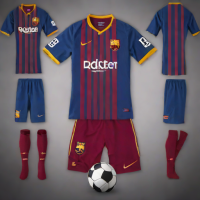 2010 Barcelona Home Kit