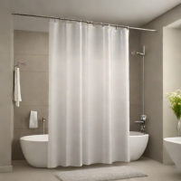 Anti-Fog Shower Steam Curtain