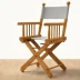 Antique Oak Director's Chair with Armrests