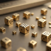 Artisan Brass Dice Set