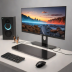 Acrylic Monitor Stand with Cable Pass-Through