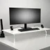 Acrylic Monitor Stand with Cable Pass-Through