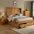 Artisan Oak Storage Bed