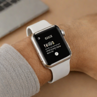 Apple Watch Series 9 (GPS + Cellular, Silver Band)