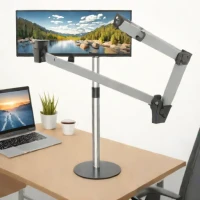 Adjustable Height Desk Mount (Pole Style)