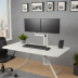 Adjustable Monitor Stand with Built-in Cable Tray