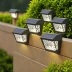 AILIAN Solar Fence Lights, 4-Pack