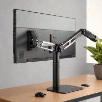 Amazon Basics Single Monitor Mount - Articulating Dual Brackets