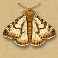 Angle shades moth