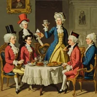 A Society of Patriotic Ladies – Philip Dawe (1775)