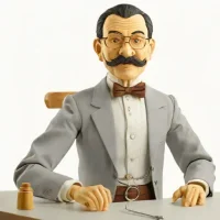 Augsburger Puppenkiste Professor Tibatong