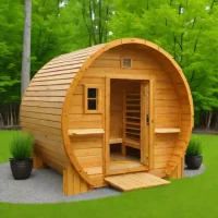 Almost Heaven Lewisburg 6-8 Person Barrel Sauna