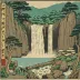 Amida Falls in Kishu (Hokusai, c.1833)
