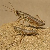 Australian Pygmy Grasshopper (Paratettix argillaceus)