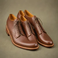 Alden Natural Chromexcel Plain Toe Blucher 9501C