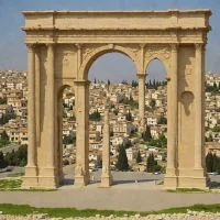 Arch at Philippopolis (Shahba), Syria
