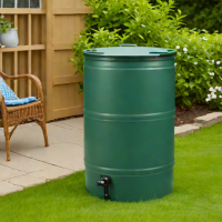 Amazon Basics 50 Gallon Rain Barrel