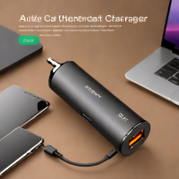 Aukey Car Charger with Digital Display