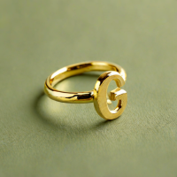 Anthropologie Initial Ring