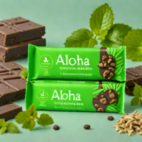 Aloha Organic Plant-Based Protein Bar - Chocolate Mint Chocolate Chip