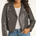 Amazon Essentials Faux Leather Moto Jacket