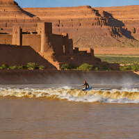 Ait Benhaddou, Morocco (River Surfing)
