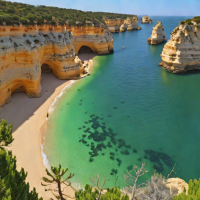 Baia do Carvalho, Algarve, Portugal