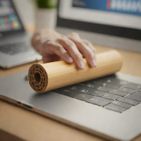 Bamboo Roller with Grips Pro