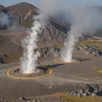 Bezymianny fumaroles