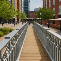 Brindleyplace Footbridge, Birmingham