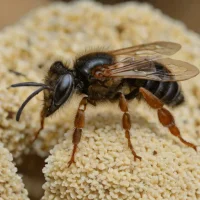 Black Mining Bee (Andrena pilipes)