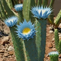 Blue Torch Cactus (Pilosocereus azureus)