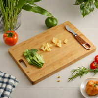 Bamboo Cutting Board - 12 x 8 Inches