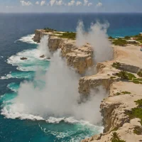 Blow Holes of Cayman Brac