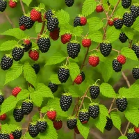 Boysen Blackberry (Rubus × hybrid)