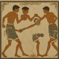 Boxing Children Fresco (Akrotiri, Thera)