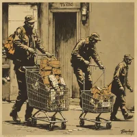 Banksy - Trolley Hunters (2006)