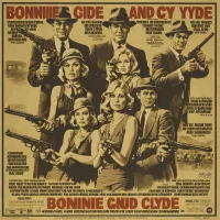 Bonnie and Clyde (1967) Original Theatrical Poster