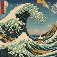 Buffalo David Bitner 1500 Piece Jigsaw Puzzle - The Great Wave