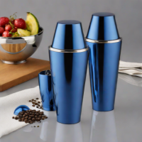 Barfly Cobalt Blue Shaker Set