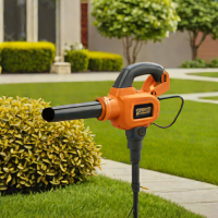 BLACK+DECKER 6-Amp Corded Electric Leaf Blower (BH6000)