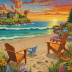 Buffalo Games 1000 Piece 'Coastal Sunset' Puzzle
