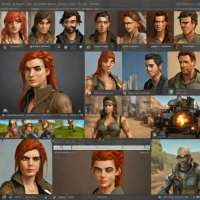 Customized Video Game Character Models (3D Assets)