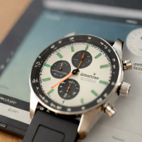 Citizen Eco-Drive Chronograph (Tropical Strap)