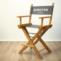 Customizable Director Chair (Name Plate)